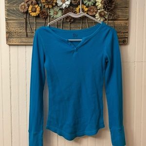 Blue Long Sleeve Undershirt